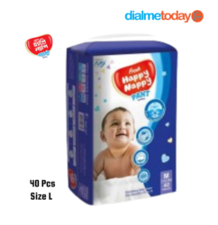 Fresh Happy Nappy Pant System Baby Diaper – L Size (07–12kg)